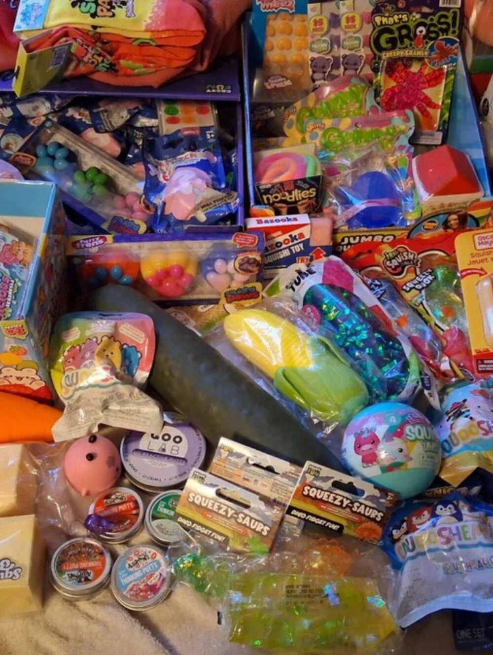 10pc Mystery Box Smushers Needoh Rms Dumpling Squishy Jumbo Sugar Swap Rare